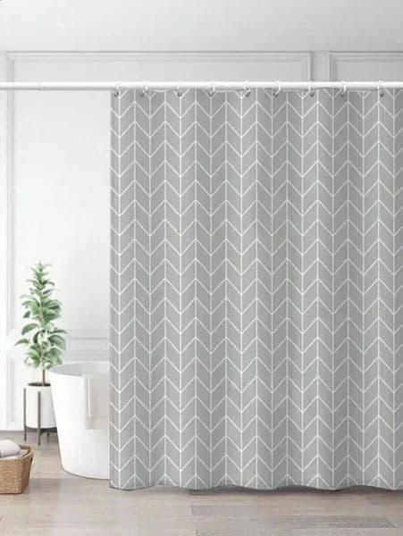 Designer h Nordic Simple Grey Solid Color Thick Fabric Bathroom Wall Shower Hood Free Shipping 1 42
