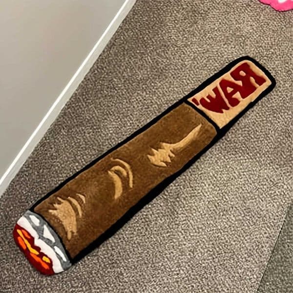 Smoking VIKAMA Creative And Carpet Cigar Mat Comfortable And Warm Living Room Carpet Bedroom Side Rug Home Decoration C260615