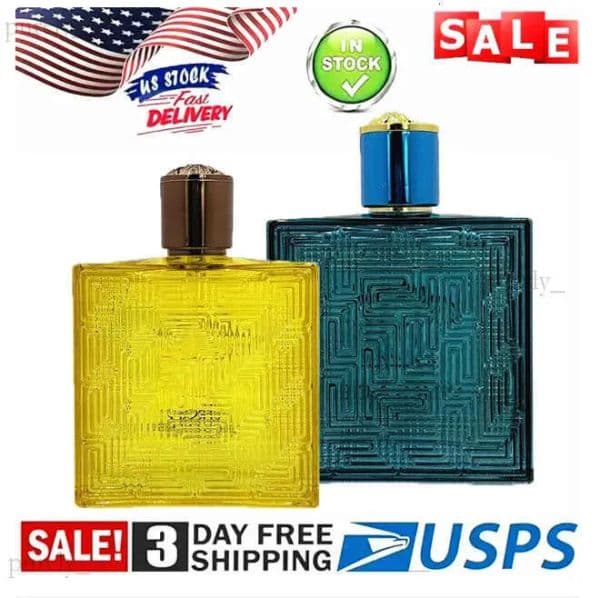 Eros Energy Long Lasting Woody Spicy Fragrance EDP Cologne For Men US Warehouse 3-7 Days Fast Delivery