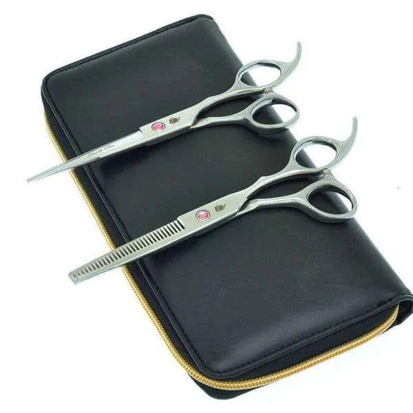 Haircutting Shear Smith Chu 5.5/6/6.5/7 Inch Professional Hairdressing Scissors Barber groom shear Hair Cutting Thinning Shears Salon Haircut Supplies Barber 004