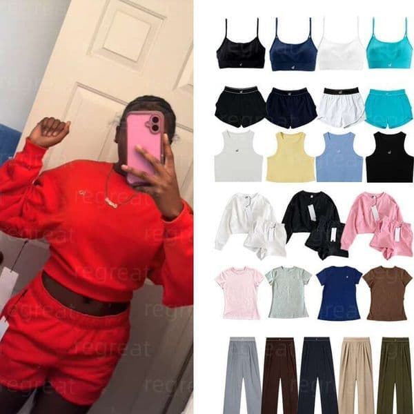 New jacket aloism set Women Yoga Bras Tops bralette Backless Fintness Tank lingerie Solid Workout Top jackets aloism set men clothes 55
