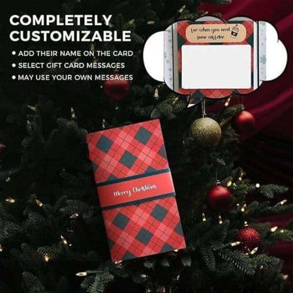 Pull Out DIY Christmas Waterfall Message Gift Card