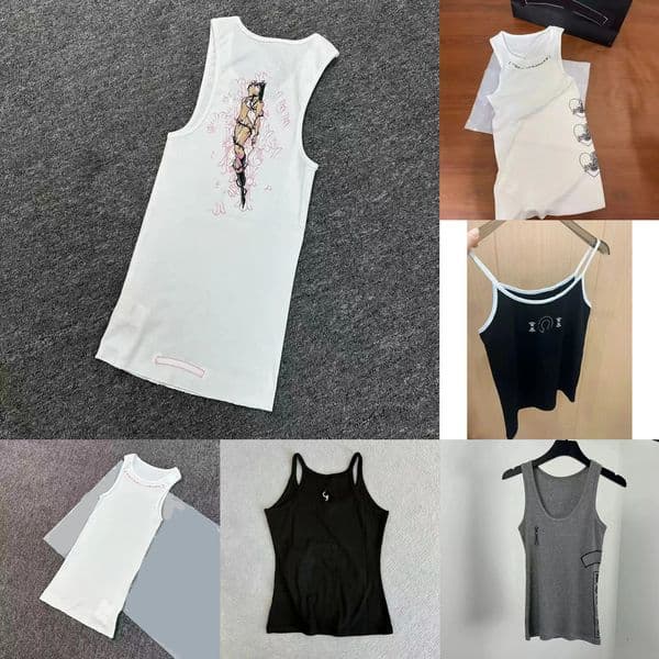 chrome shirt Luxury Designer ch Women Tank Top Tshirt Tight Pants Clothes Shirt For cross Tank Top Hoodies high quality Aleggings Women Casual T Shirts 406 e9c
