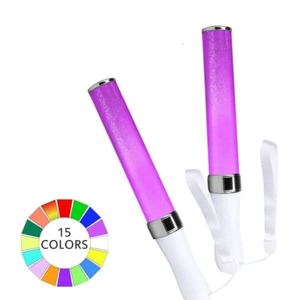 3W15 color button control battery powered glow stick suitable for concerts birthdays parties nightclubs holiday celebrations 260615