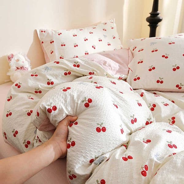 New 2026 High Grammage Puffercloth Single Duvet Cover Spring and Summer Printed Double Use Quilt Cover 150x200 180x220 200x230 D260616