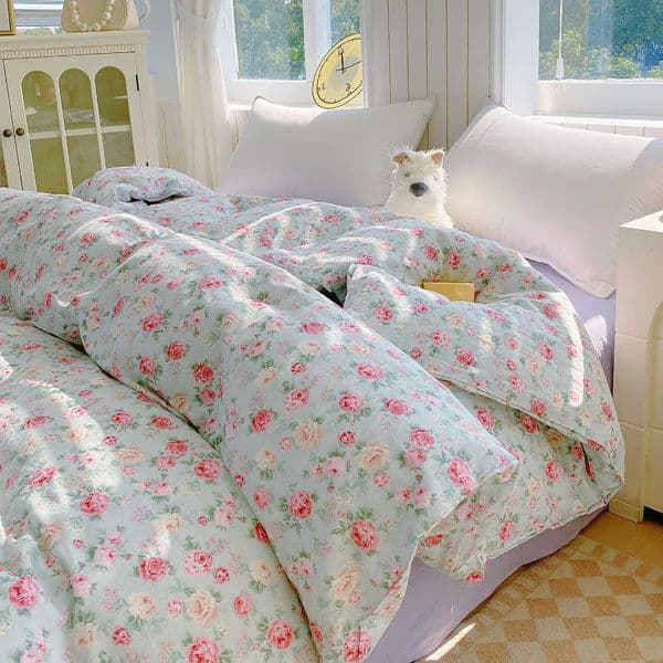 2026 New A All-cotton Oxygen-enriched Double-layer Yarn Printed Quilt Cover Skin-friendly Breathable Duvet Cover 220x240 D260616