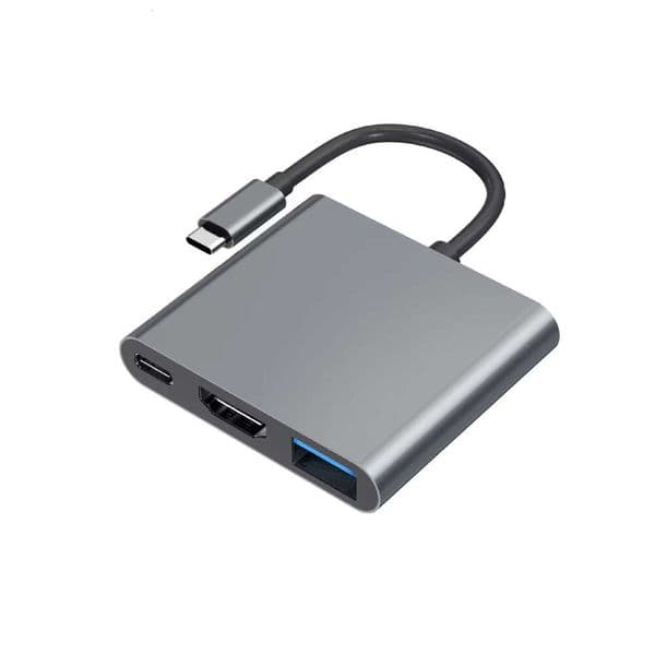 JIKEJIANG 3-in-1 USB-C Video Docking Station, Portable Switch Dock Multiport Adapter Compatible with Nintendo Switch, Cell Phones, Tablets & Laptops