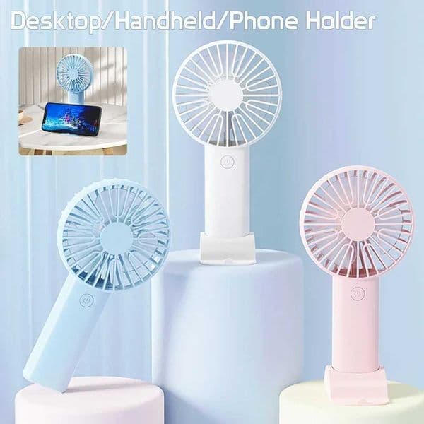 Cute Mini Fan Portable Handheld Fan Lightweight Handy Fan Pocket Size Low Noise Small Electric Fan Student Gift Outdoor Fan 2025 L260616
