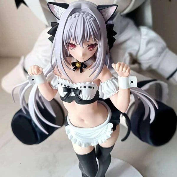 Omegavision Sakurakouji Luna Figure Original Color Cat Ear Tsuki Ni Yorisou Otome No Sahou Standing Model For Anime Fans J260613