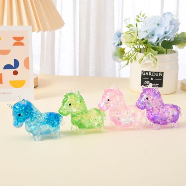 In Stock Colored Unicorn Squeeze Toys Maltose Soft Squishy Relief Stress Toys Stretch Slow Rebound Decompression Ball Pinch Toys By Sea