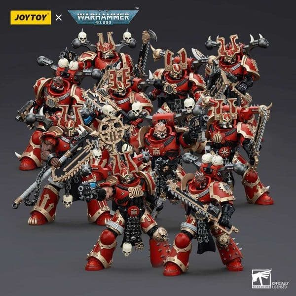JOYTOY 1/18 Action Figures Anime 12.6cm World Eaters Khorne Berzerker 26Y0616