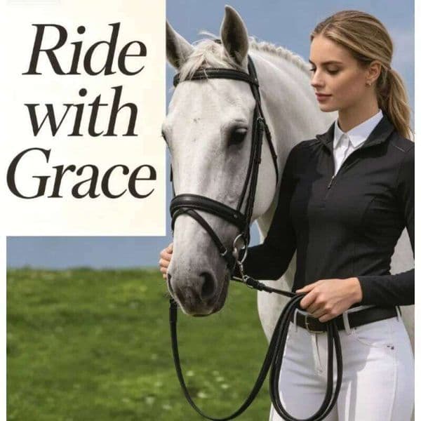 Equestrian Side Rein Horse Reins Chambon Elastic Tack Eastic Training Strap