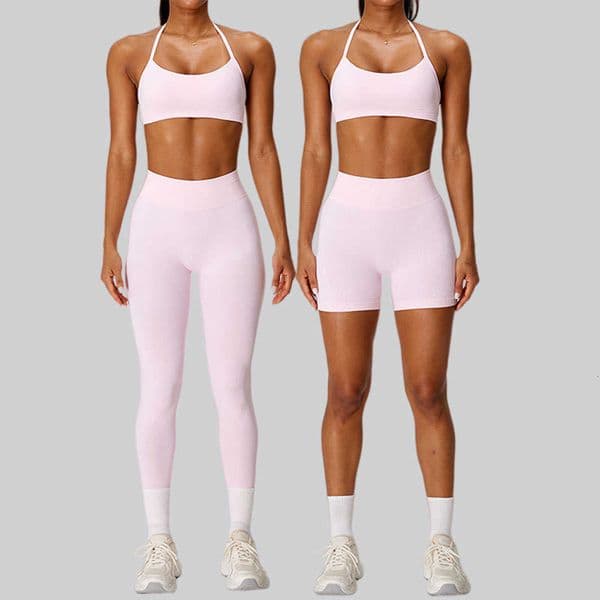 2 Seamless Womens Sports Suits Pieces Tracksuits Sports Bra Leggings Yoga Set Breathable Quick Drying Running Workout Tights FiR260616