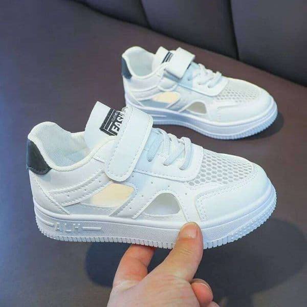 Kids' Sneakers Children Casual Sports for Boys Breathable Summer Mesh Kids Hook&Loop Students Girls School Running Shoes W260616
