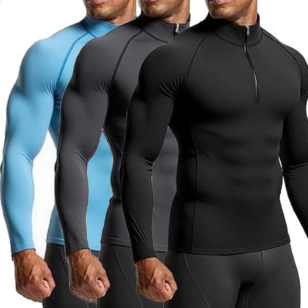 Men Sportswear Fitness Shirts Slim Long sleeve Gym T-shirt Running Top Tee Tights Training Compression Clothes Sport T Shirt Men 260616