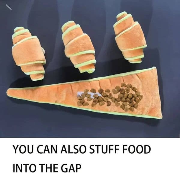 1PC Hidden Food, Sniffing Pet Dogs, Vocalizations, Plush Toys, Gnawing and Grinding Teeth ddmysaturn