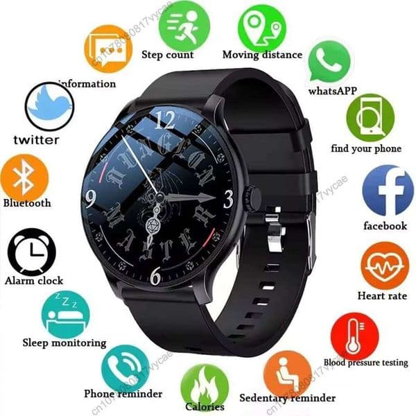 2026 New Heart Rate Sleep Health Monitor 1.52 HD Screen Bluetooth Talk Ladies Sport Smart Watch for Android IOS Hw12 J260617