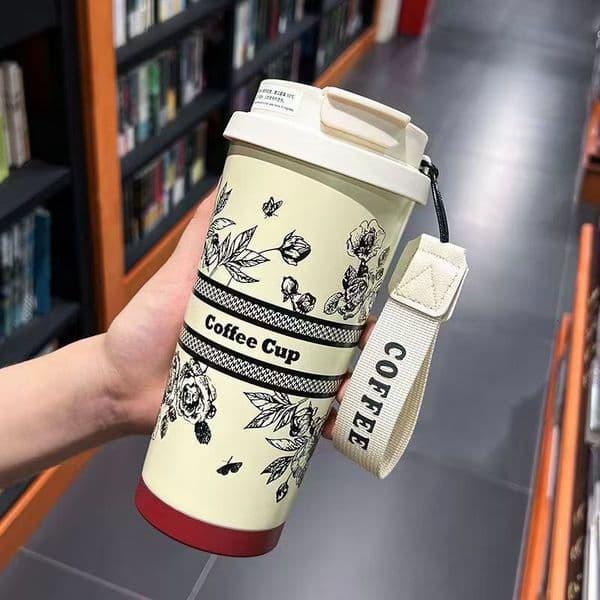 2026 Designer Cup Ceramic Mugs - 100% Leakproof Vacuum Insulated Tumblers With Lid And Straw cologne For Coffee Mug Iced Tea, Coffee, Smoothies, perfume Water B