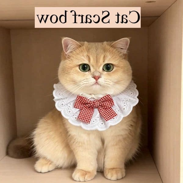 scarf Pet drool cat bib cute scarf princess style photo decoration Bib Cute bow Pet Accessory Decoration Pomerian cat stuff R260617