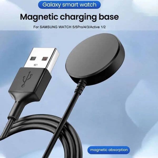 Magnetic Wireless Charger For Samsung Galaxy 8/7/6/5pro/5/4/3 Active 2 Portable Watch Fast Charging Dock Station dsmythur