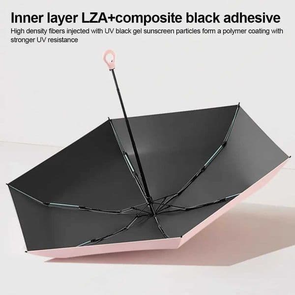 Fashion UV Protection Pocket Rain Umbrella UPF50 Folding Sun Umbrella Ultralight Portable Dual Use Pocket Parasol for Outdoor C260617