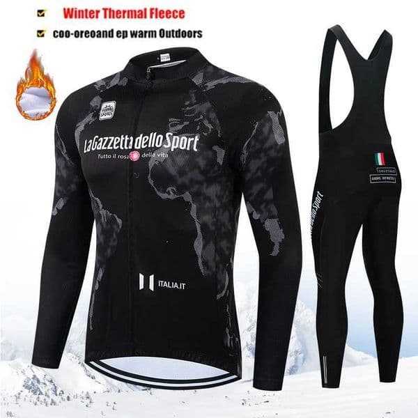 Winter Tour De Italy DITALIA Cycling Clothes Mens Blouse Uniform Costume Bike Fleece Jersey Sports Set Bicycle Clothing 2026 C260618