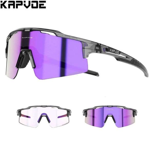Outdoor Photochromic Bicycle Sports Glasses Men Women Road Sunglasses UV400 MTB Cycling Eyewea Driving Goggles J260618