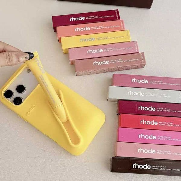 Phone Case for iPhone 17 Air 11 12 13 14 15 17 16 Pro Max Plus Lipstick Holder Lip Gloss Silicone Soft Cover No With Box J260618