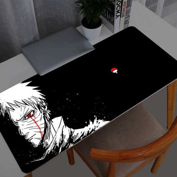 Obito Naruto Uchiha Extra Large Gaming Mouse Pad Computer Gamer Laptop Keyboard Carpet Mouse Mat Non-Slip Rubber Table Rug D260618