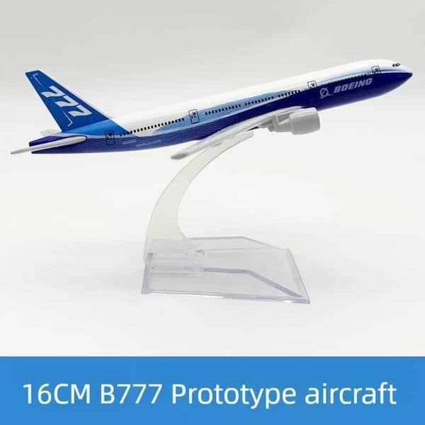 16cm B777 Prototype Aviation Model Metal 1/400 Scale Planes Toy Diecast Airplane Miniature Children Toys Holiday Souvenir Gifts Y260618RPI8