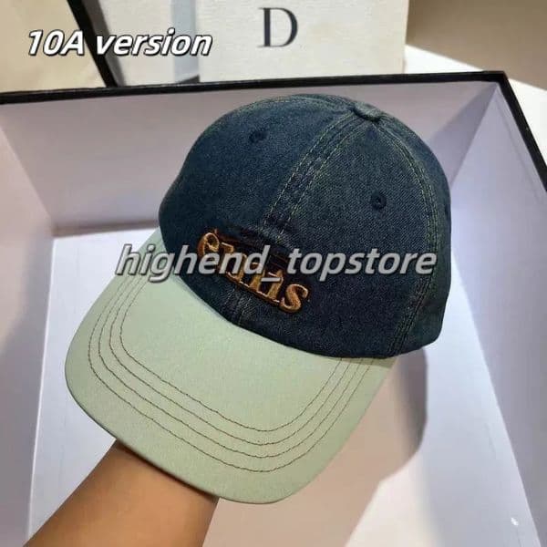 2026 10A Ball Caps Korean emis Baseball Cap Green emis Female Fashion Brand Sun Protection Hat Male Soft Top Casual High quality fashion Top Casual emis Cap 095
