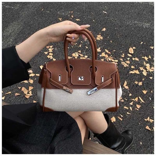 Bag Fashionable Solid Color Diaper High-End Elegant Clutch Shoulder Bag Trendy Large Capacity Crossbody HandbagR260618