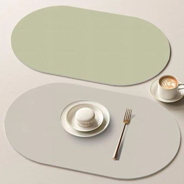 Solid Table Mats Nordic Pad Retro Plates Placemat Coffee Kitchen Place Mats Dining Table Supplies Home el Decoration 260616