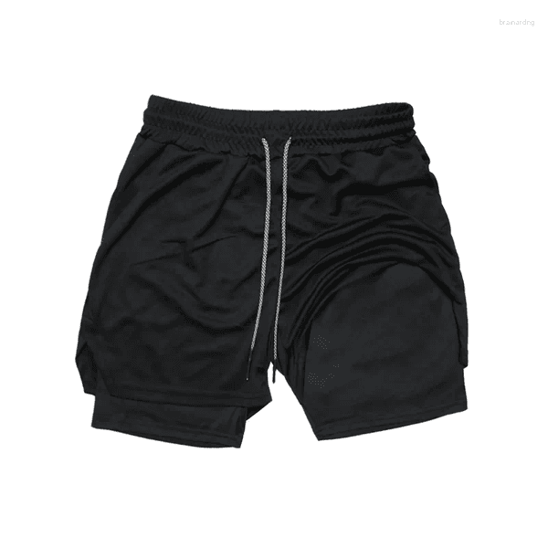 Men's Shorts 2-in-1 Running Summer Workout For Men Gym Performance Compression With Phone Pocket Towel Loop Athletic Activewear