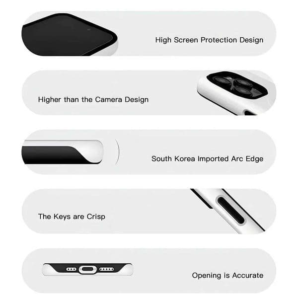 Clmj Luxury Nothing Changes Phone Case for iPhone 17 16 15 14 13 12 11 X XS XR Air Pro Max Plus Luxury Double-layer Back Cover J260618