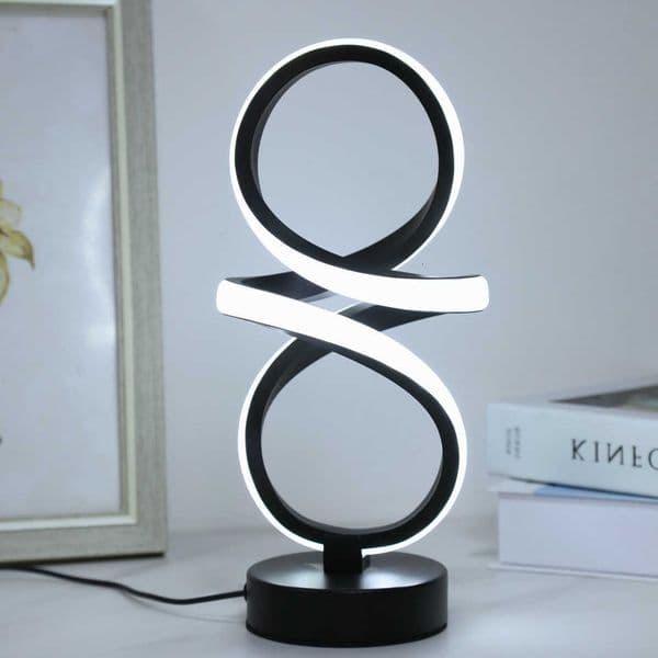 lamp Creative spiral LED table adjustable in 3 colors USB power supply suitable for home bedrooms offices and study rooms C260618
