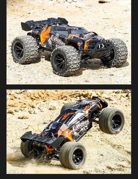 2026 New 1:14 RC Full-Scale Four-Wheel Drive High-Speed Big Foot Off-Road Racing Climbing Model Car, Remote Control Car Toys 123