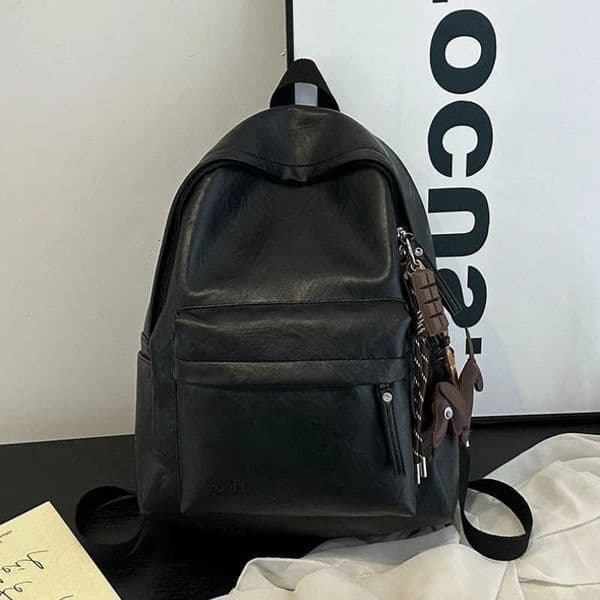 Backpack Soft Leather Fashion Women Female Leather Bagpack for Women Rucksacks School Bag Ladies Travel Laptop Backpack MochilasR260618