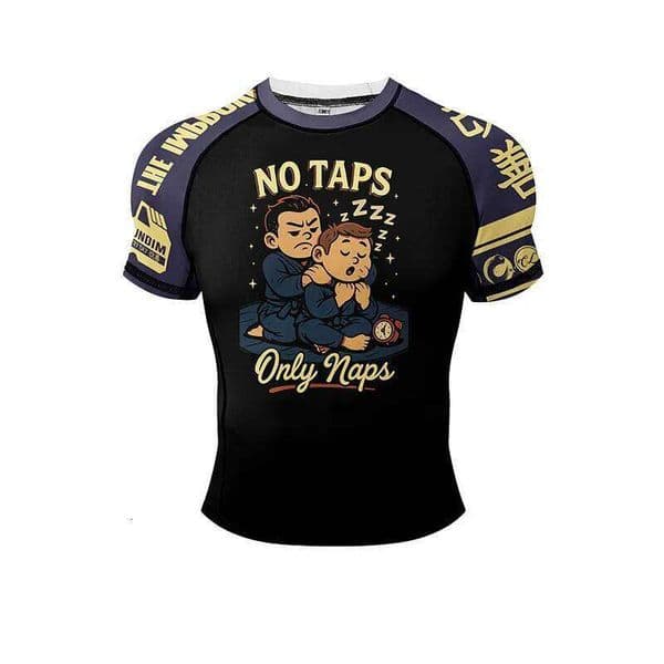New No gi Bjj Shirts jiu jitsu kickboxing Training Rashguard With Hem Rubber Polyester Spandex Compression Sports Gym Blouses