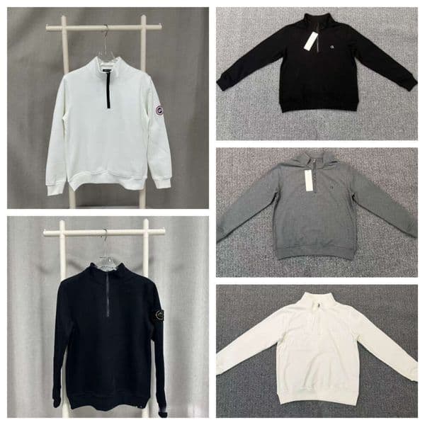 Ralphsly Laurensly Hoodie Quarter Zip Pull Homme Pullover Jumper Designer Ralphlauern Tracksuit Polo Mens Y2k Zip Up Uomo Sweater Long Sleeve Pull Sweatshirt C72