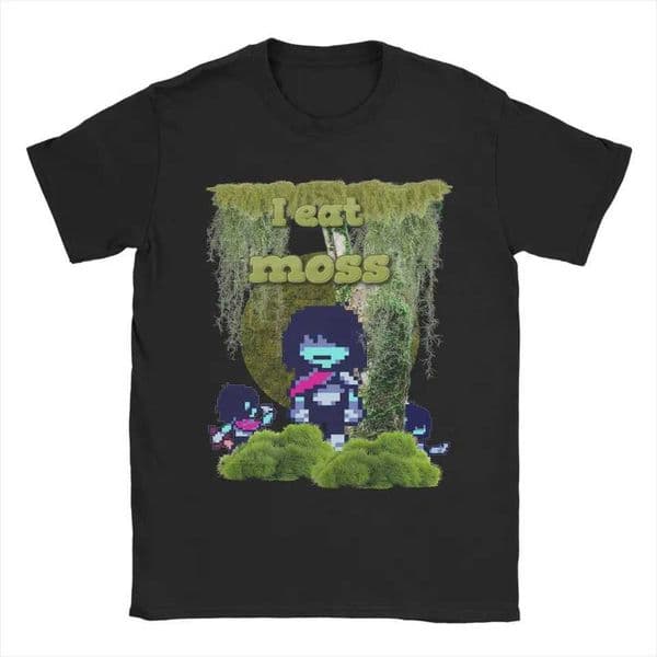Bandai I Eat Moss Kris Deltarune Apparel Men Women T Shirts Pure Cotton Tee New Arrival T-shirt Clothing L260621YX5O