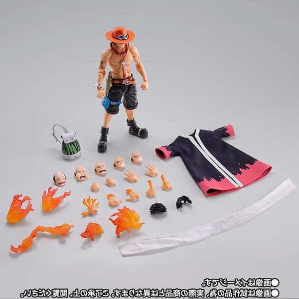 Portgas 18CM D Ace Anime One Piece PVC KO Articulated Action Figure Desktop Decoration Ornament Model Kit Boy Trendy Toys Gifts S260618