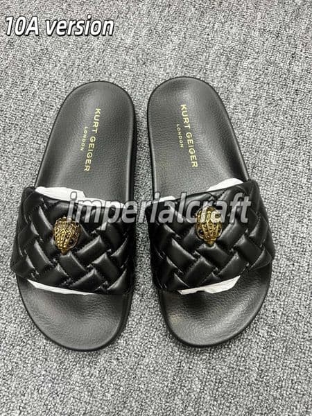 2026 10A kurt geigerr Sandal High Quality Designer kurt Sandal Shoes Slide Color Flat Casual Light Shoes For Ladies Fashion Outdoor Beach Casual Sandals 44d