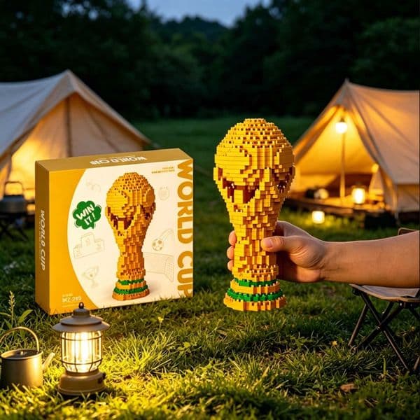 2026 World Cup Football Micro-Particle Building Block Ornament Football Boy Educational Assembly Creative Model Toy Gift L260621FQNR