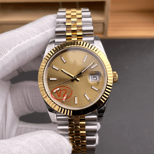 Designer's watch, high-end men's watch, luxurious quality, top-notch quality, artificial sapphire 36mm men's mechanical automatic all stainless steel strap, original box