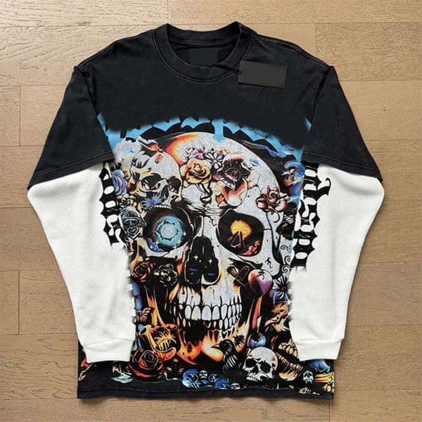 Godsspeed Hoodie Designer Hoodie Hipster Style Men Women God Speed Long Sleeve Pullover Vintage Gothic Rock Skull Print Graphic Tee Solid Color Daily Street Top C87