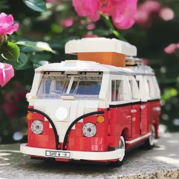 Block Build Set Technical 1334Pcs brick T1 Brick Camper Car Building Blocks Classic Model 10220 Vehicle Assemble Bricks Toys Birthday Gift L26