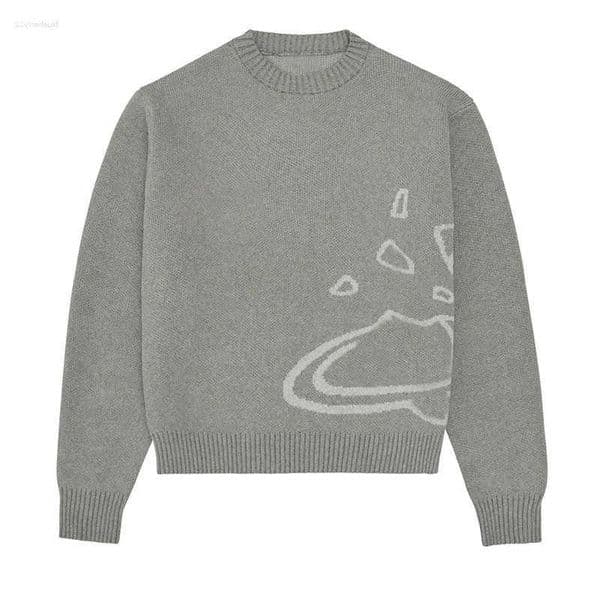 Mens Sweaters 2025 Sweater Knit Jumper Y2k Clothes Ladies Top Black Thermal Loose Q260622