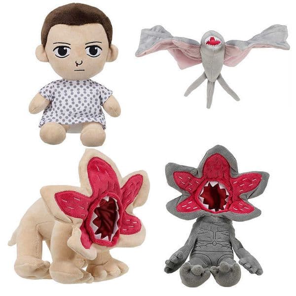 New 2026 Stranger Things Plush Toys Gray Demogorgon Bat Eleven Soft Stuffed Dolls Children Kids Xmas Gifts Designer L26