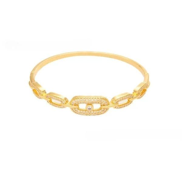 Luxury Minimalist Diamond Bracelet Pig Nose Zirconia Necklace Fashionable and Simple Bracelet